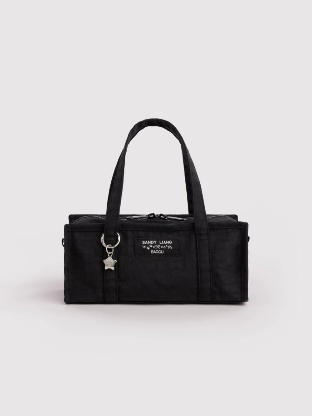 NWT Sandy Liang x Baggu Mini Nylon Market Bag Black